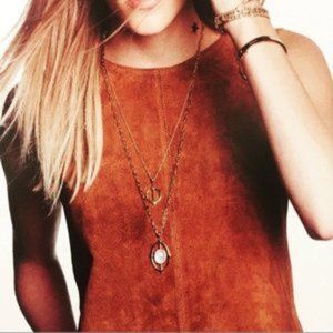 EUC - Stella & Dot Fortuna Necklace in gold